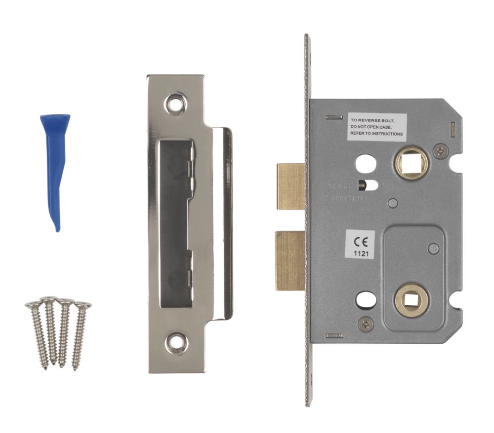 Smith & Locke Bathroom Mortice Lock Polished Chrome 65 x 22mm ...