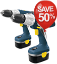 Save 50% on Titan Twinpack Drill