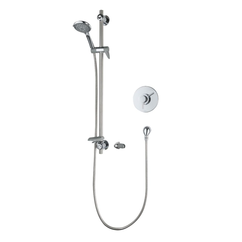 Triton Elina Rear-Fed Exposed Chrome Thermostatic Mixer Shower
