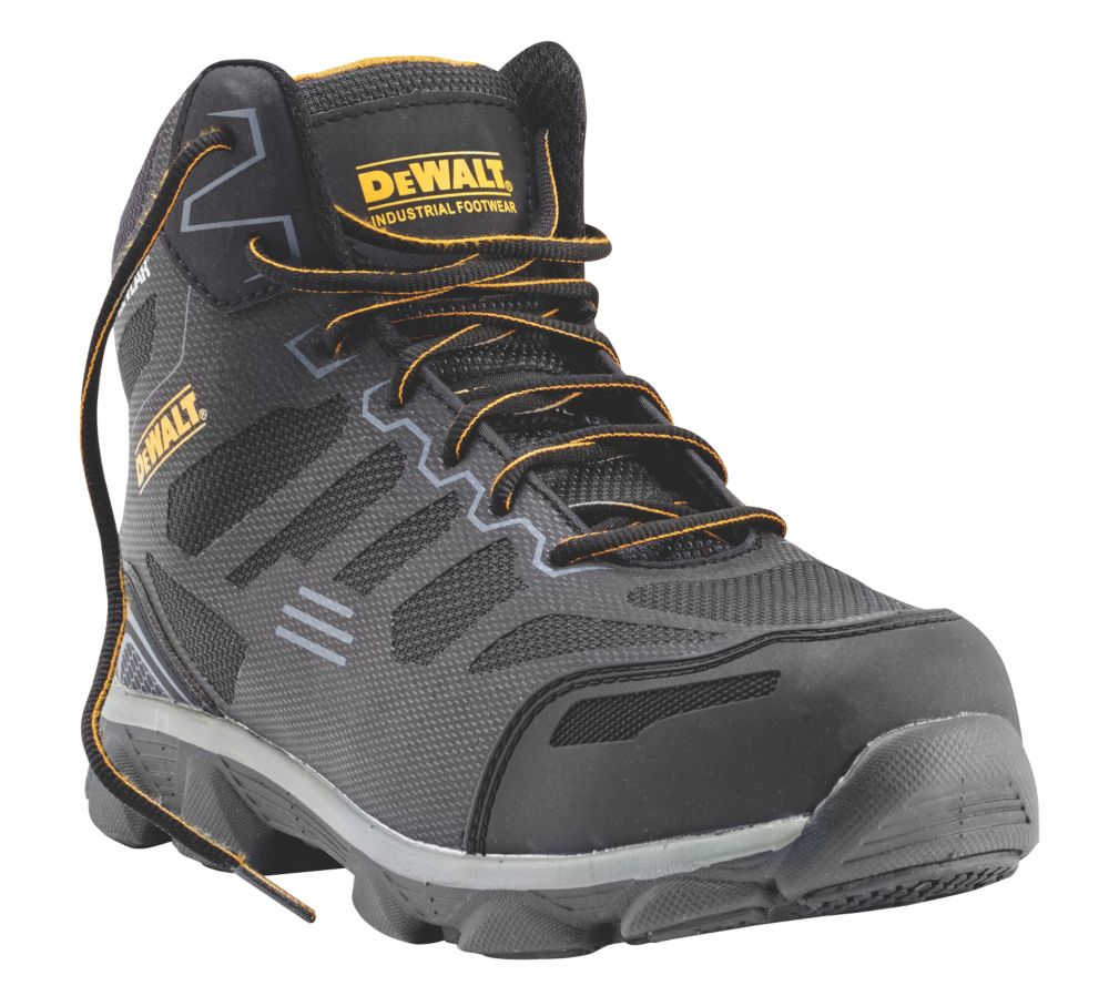 DeWalt Crossfire Safety Boots Black / Grey Size 7