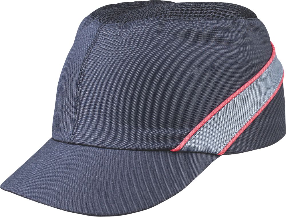 Delta Plus COLTAAINOSH Short Peak Bump Cap Black Red