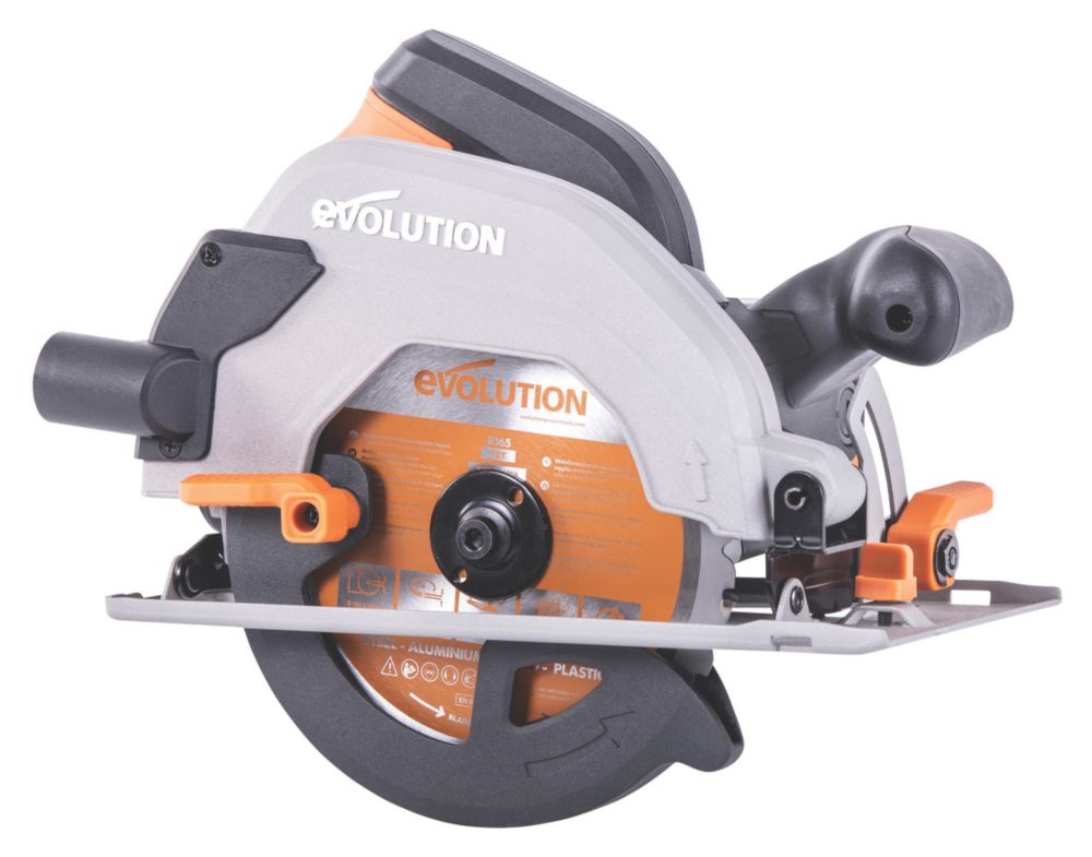Evolution Circular Saw 1200W 230V Steel Base And Aluminium Guard Hard