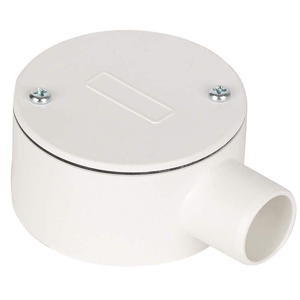 Deta TTE 1 Way 20mm Terminal Box White