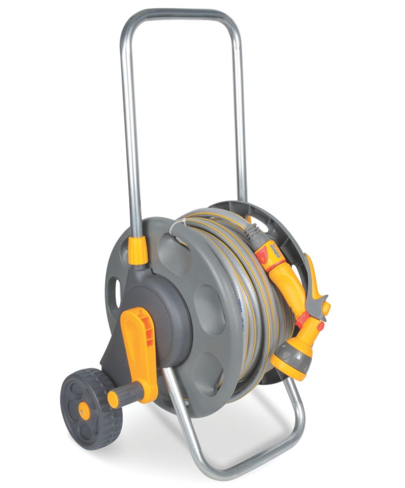 hozelock 2450p0000 wheeled fast cart with 40m hose