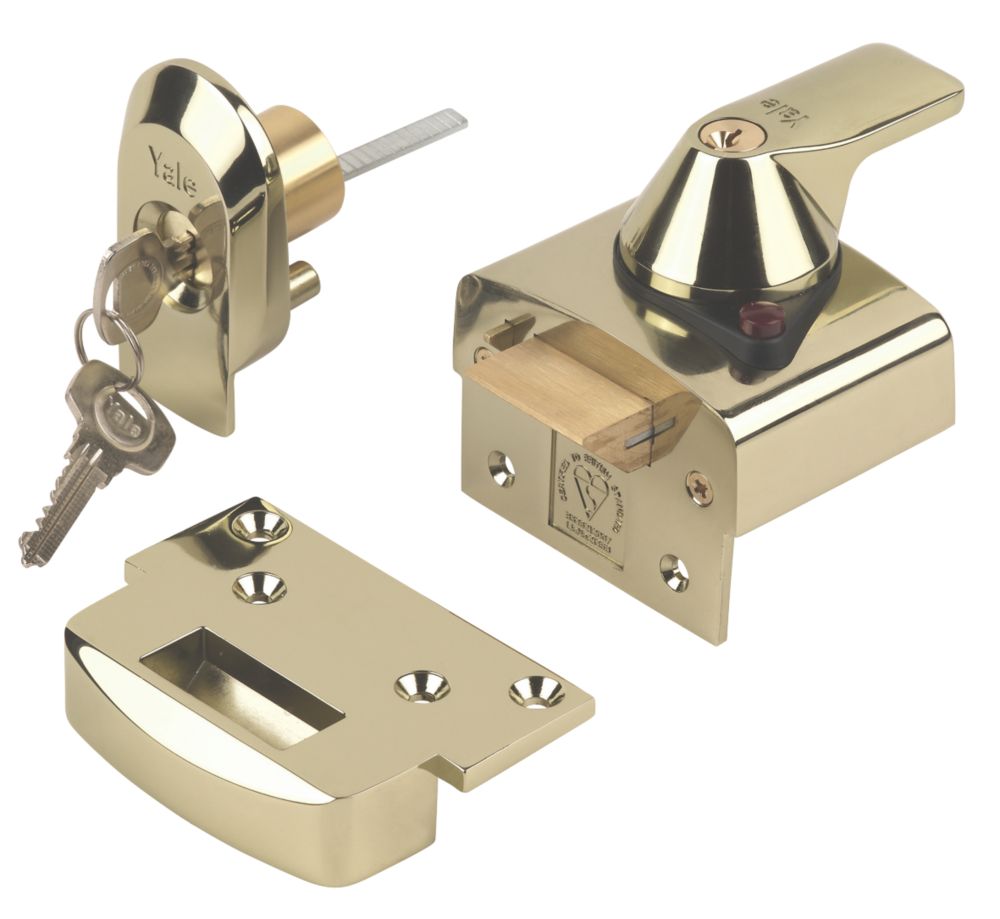 Yale 1109 Night Latch Replacement Cylinder Brass 33mm