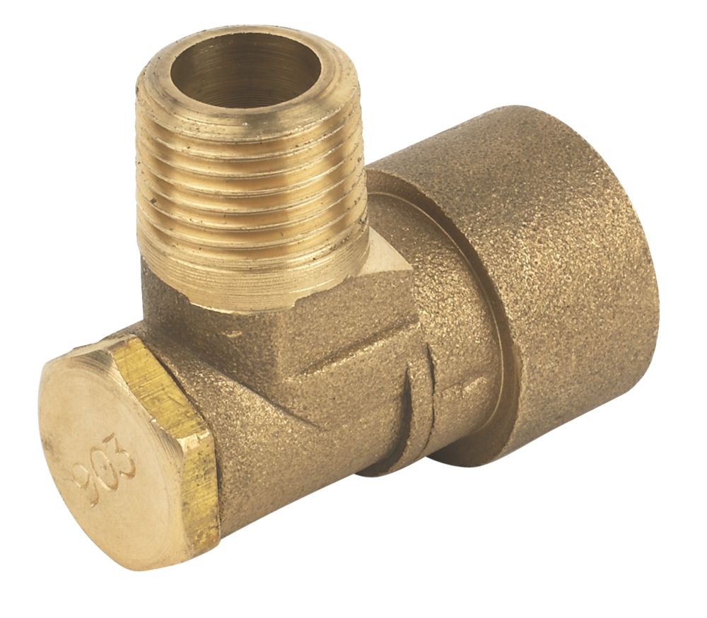 Cookerflex Angled Bayonet Socket Gas Fitting Â½