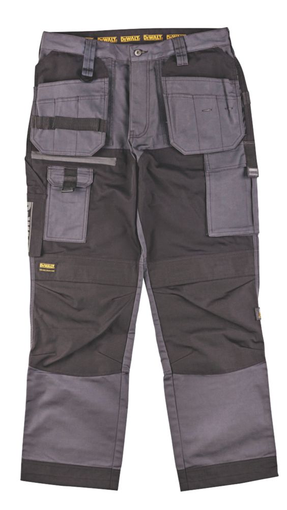 DeWalt Pro Expert Work Trousers Charcoal Grey / Black 30