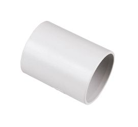 FloPlast Straight Couplers 40 x 40mm White 5 Pack