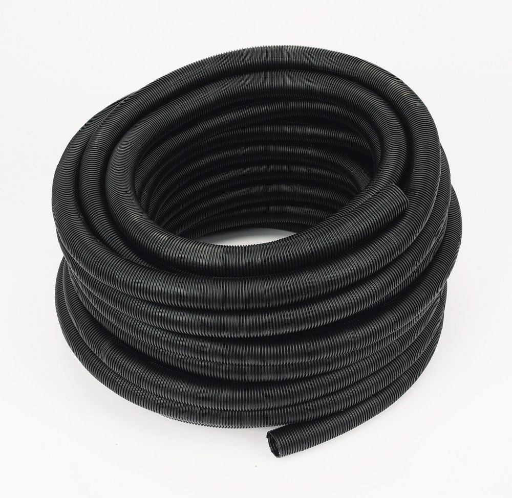 JG Speedfit 22blk con 25c Conduit Pipe 22mm x 25m