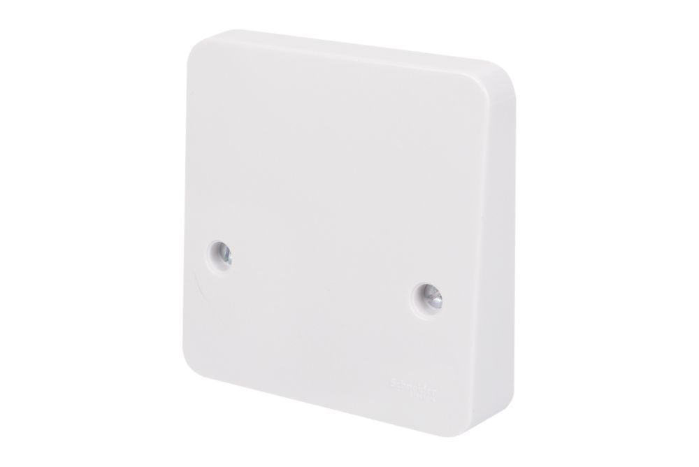 Schneider Electric Ultimate Slimline 45A Unswitched Cooker Outlet Plate ...