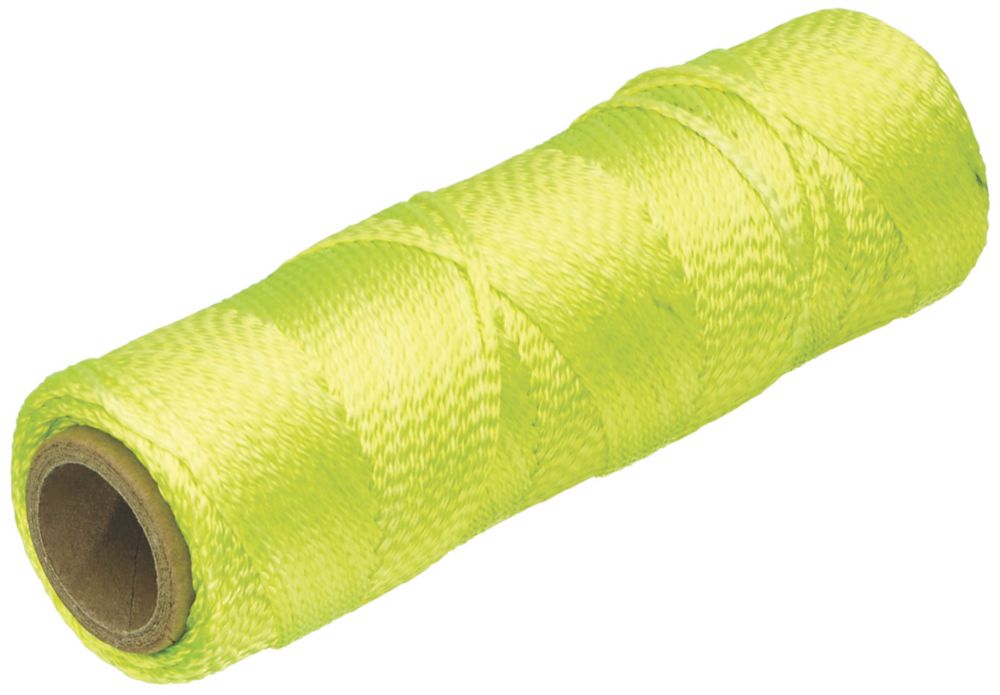 Marshalltown Braided Nylon Hi-Vis Masons Line Pink 76m