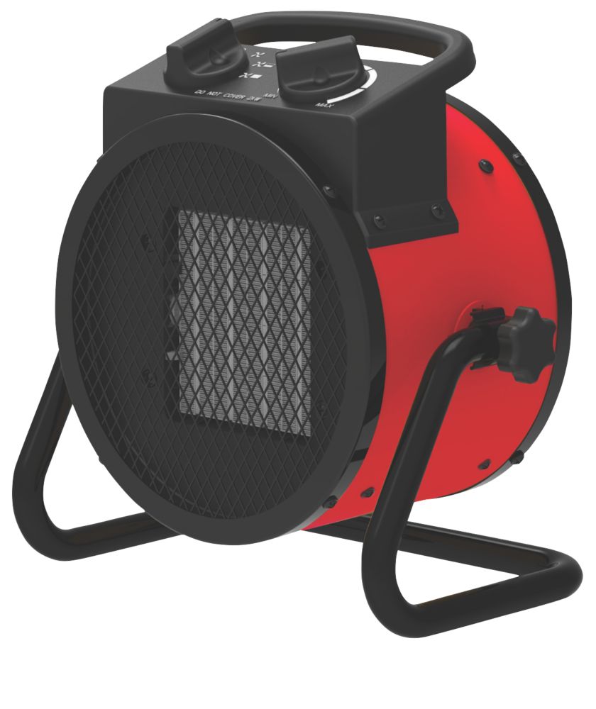 2500W Red Freestanding Fan heater