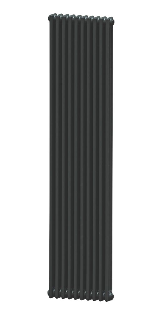 Acova Classic 2 Column Vertical Radiator 2000 x 490mm Volcanic