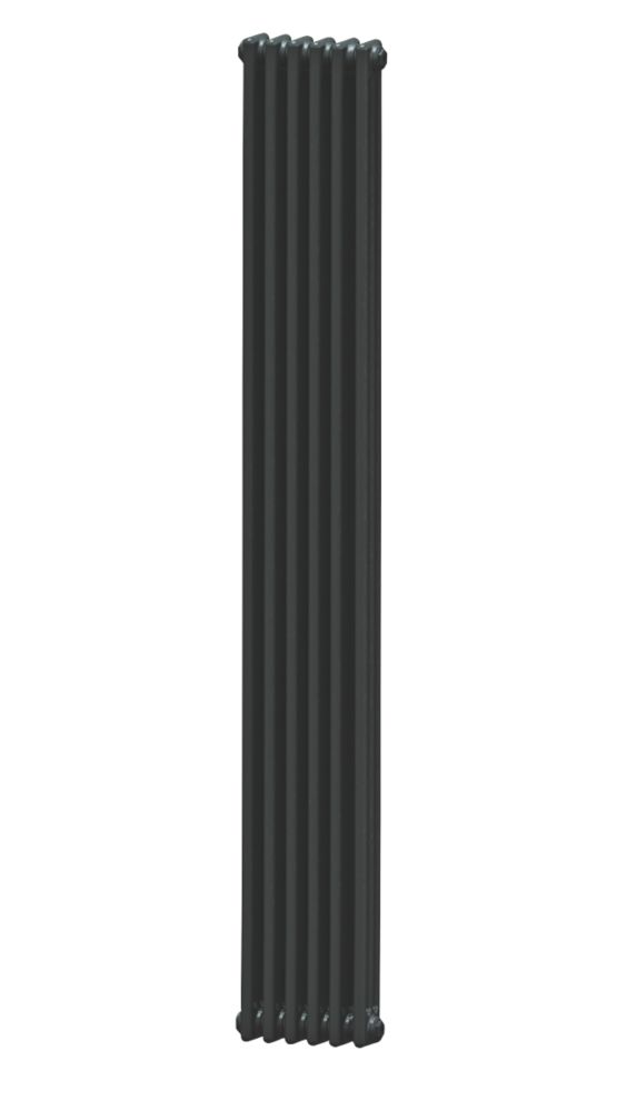 Acova Classic 3 Column Vertical Radiator 2000 x 306mm Volcanic