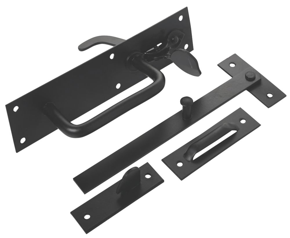 Smith & Locke Gate Latch Black 178mm