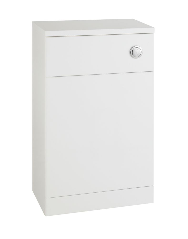 WC Cistern Unit White Gloss 501 x 307 x 831mm