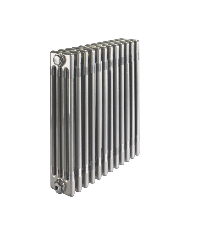 Acova 3 Column Horizontal Designer Column Radiator 600 x 628mm Raw Metal