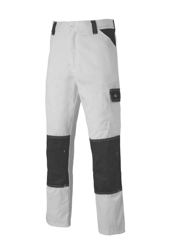 Dickies Everyday Work Trousers White / Grey 38