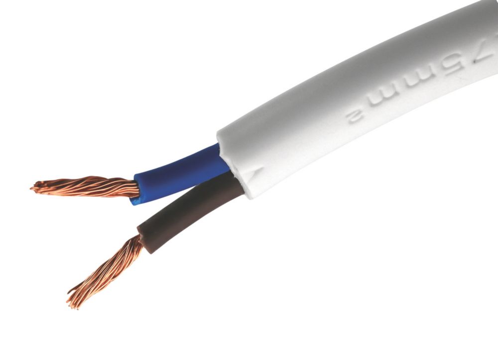 Time White 4-Core Alarm Cable 50m Drum