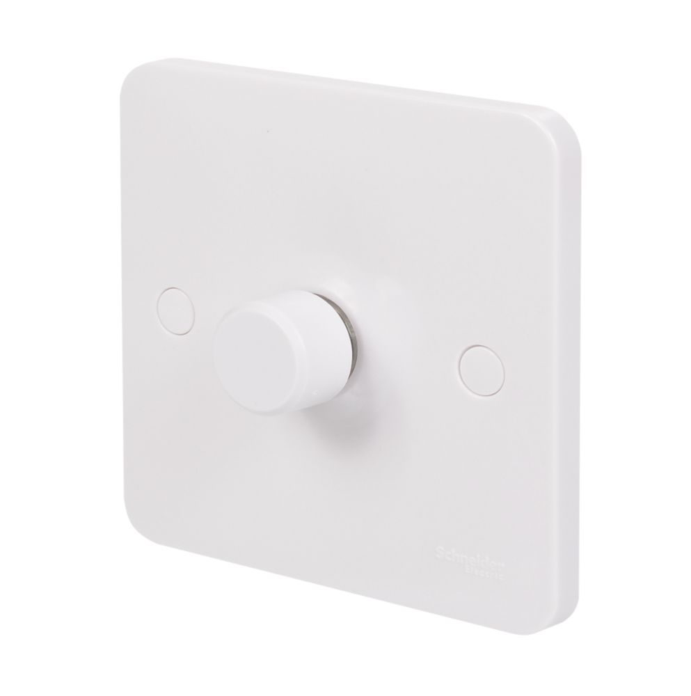 schneider electric lisse 4 gang 2 way dimmer switch white