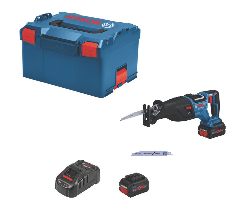Bosch GSA 18 V-LI 18V 2 x 5.0Ah Li-Ion Coolpack Cordless Reciprocating Saw