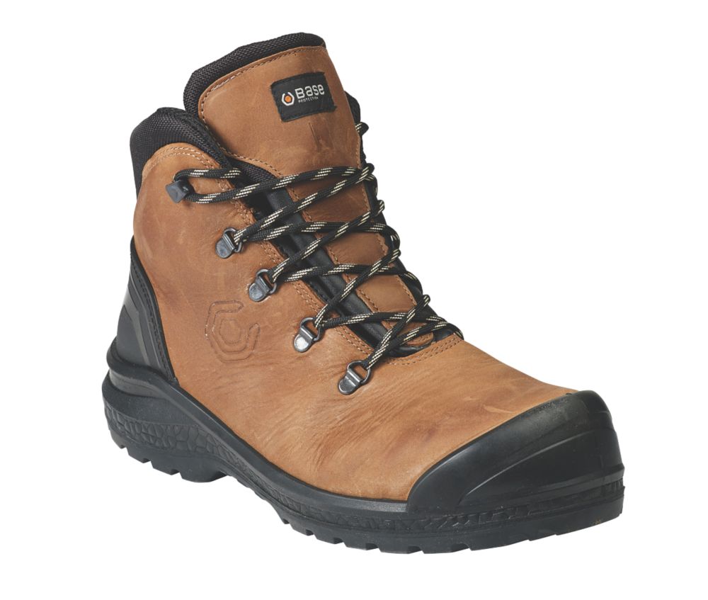 BASE Be-Strong Top B888 Safety Boots Mid Tan / Black Size 8