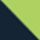 795 - Navy / Apple green