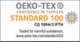 Oeko-tex 100 -2