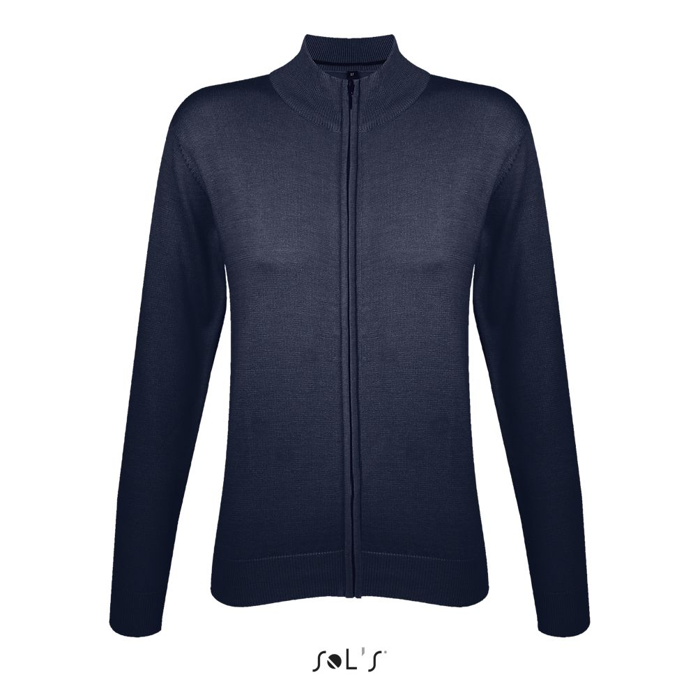 Chaqueta De Punto Con Cremallera Para Mujer SOL'S GORDON WOMEN AZUL MARINO