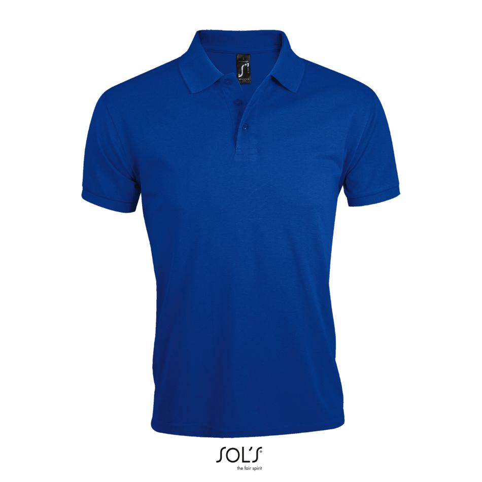 Polo De Polialgodón Para Hombre SOL'S PRIME MEN AZUL ROYAL