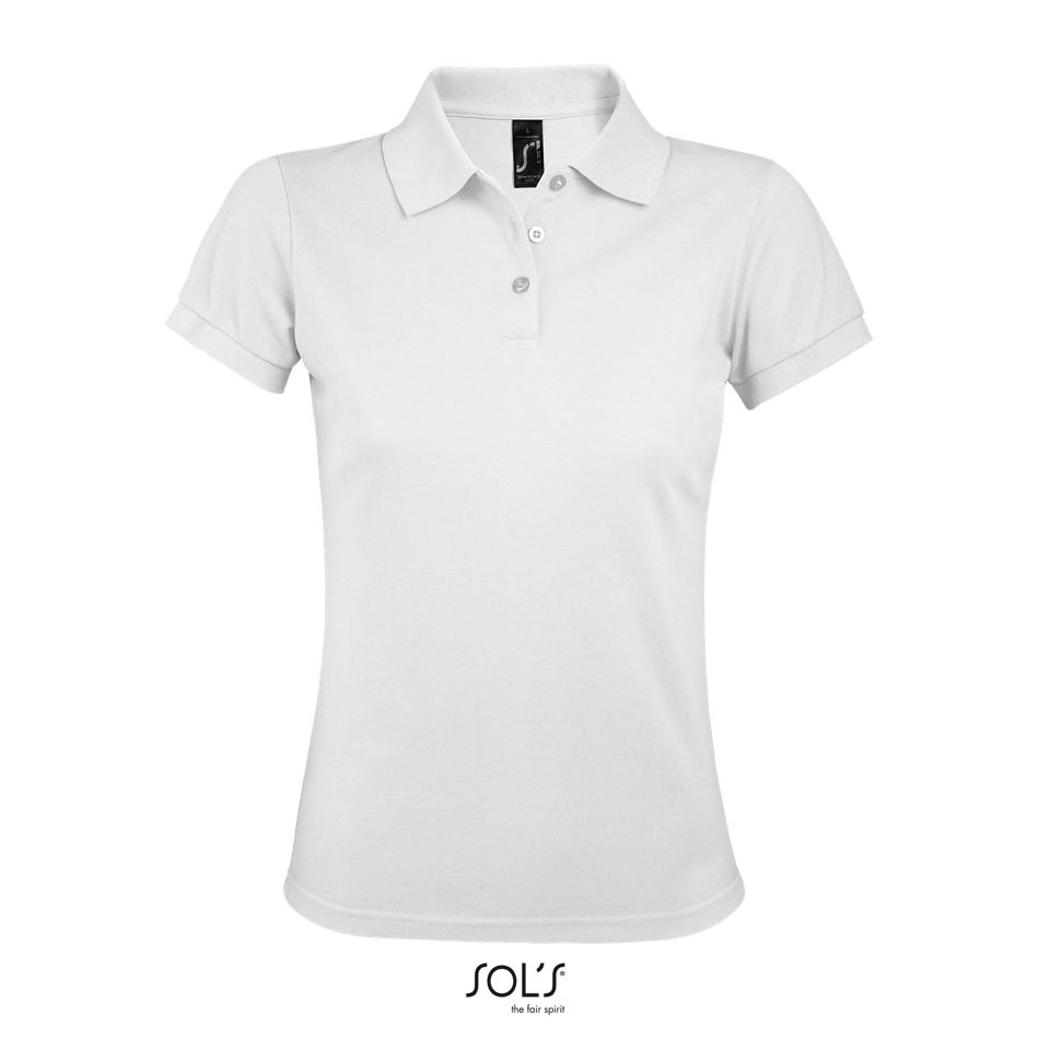 Polo De Polialgodón Para Mujer SOL'S PRIME WOMEN BLANCO