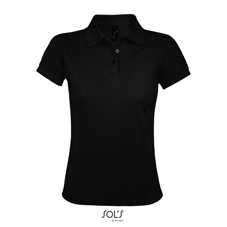 Polo De Polialgodón Para Mujer SOL'S PRIME WOMEN NEGRO
