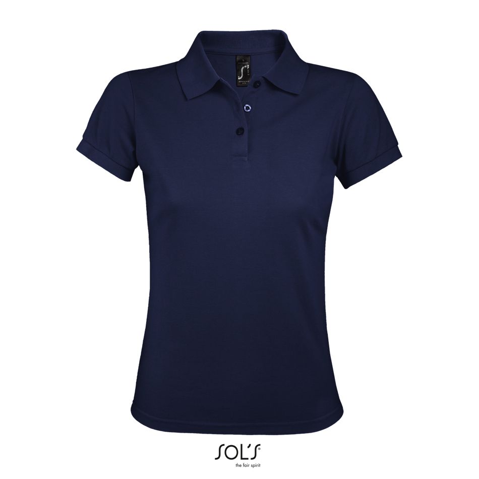 Polo De Polialgodón Para Mujer SOL'S PRIME WOMEN FRENCH MARINO
