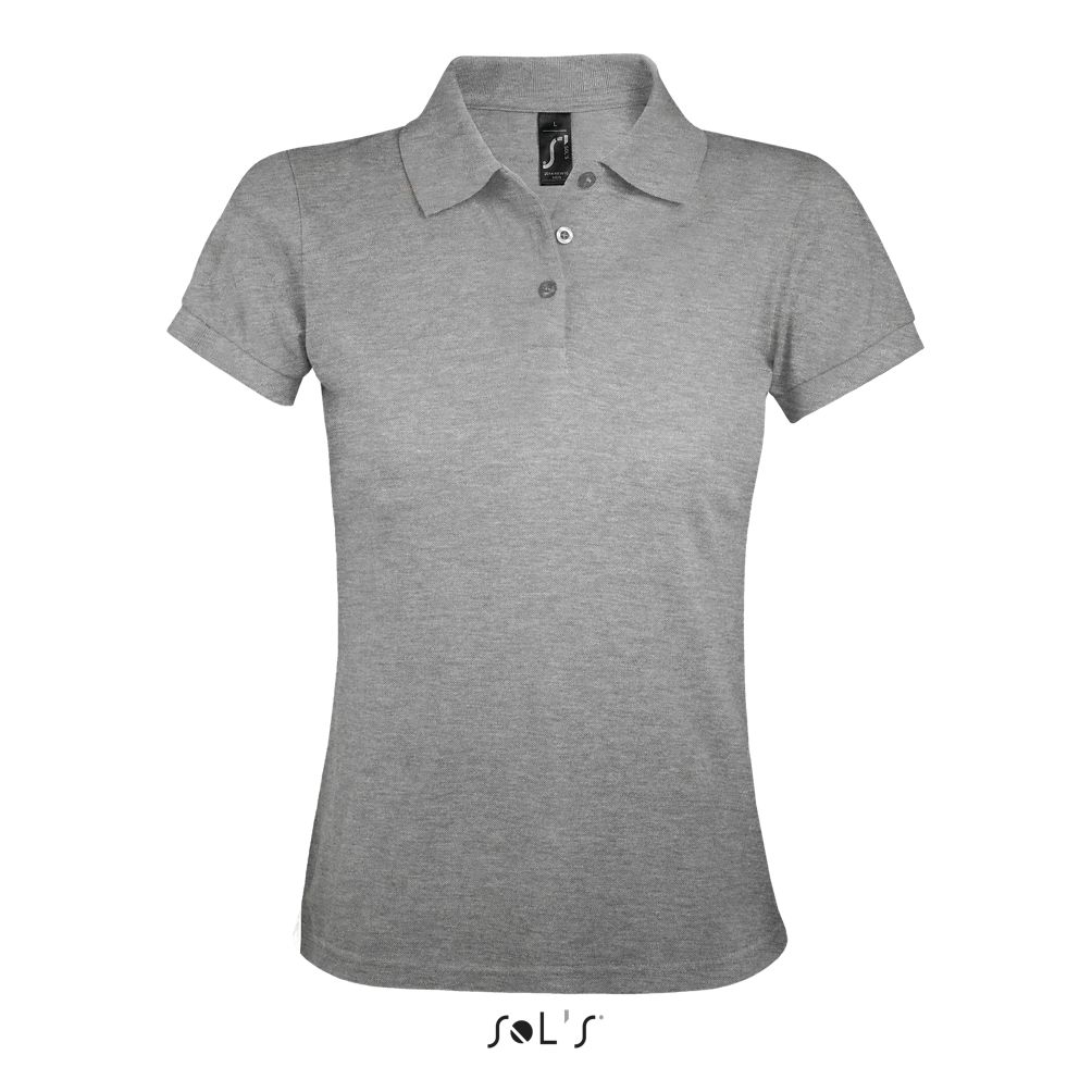 Polo De Polialgodón Para Mujer SOL'S PRIME WOMEN GRIS MEZCLA