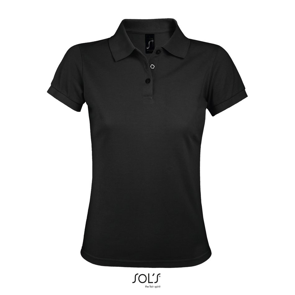 Polo De Polialgodón Para Mujer SOL'S PRIME WOMEN GRIS OSCURO