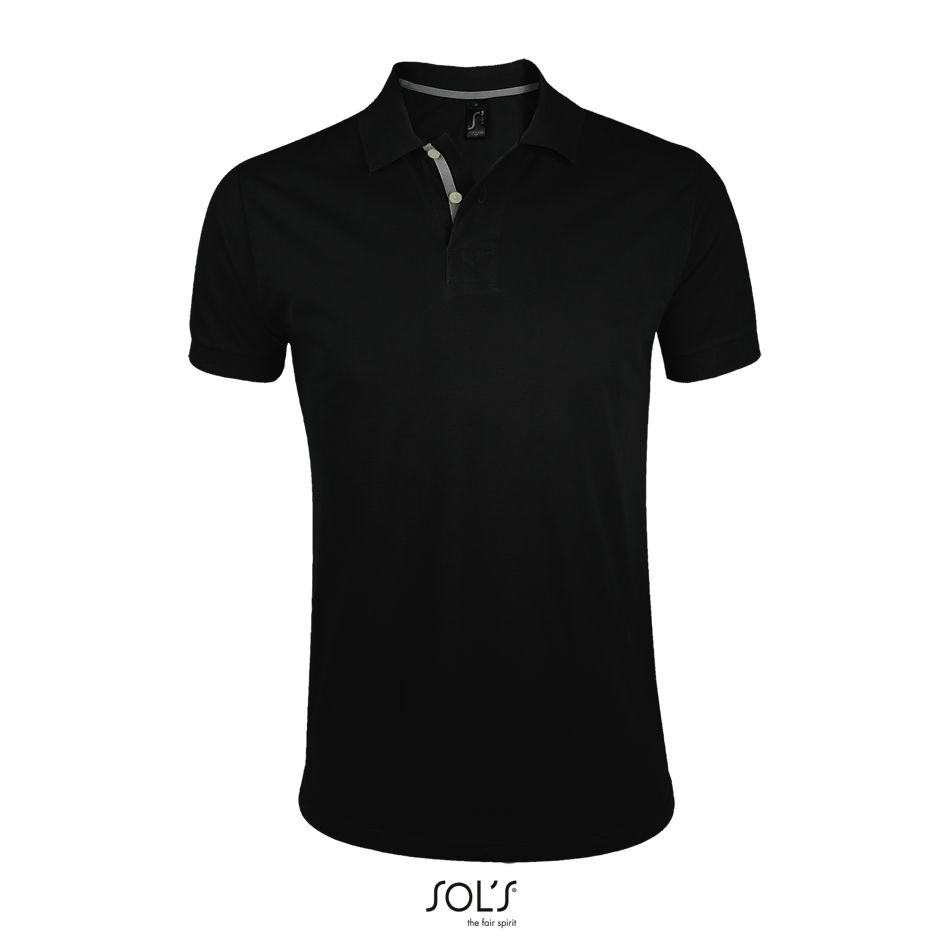 Polo Hombre SOL'S PORTLAND MEN NEGRO