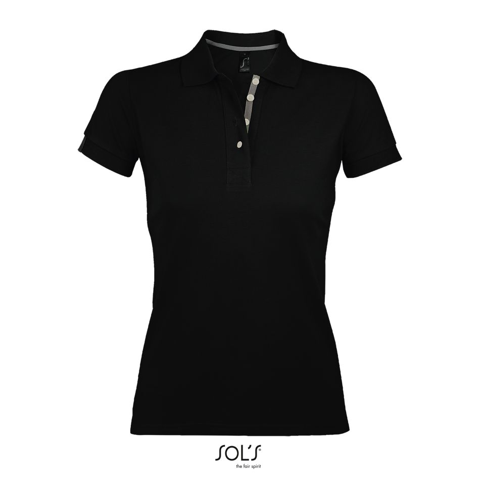 Polo Mujer SOL'S PORTLAND WOMEN NEGRO