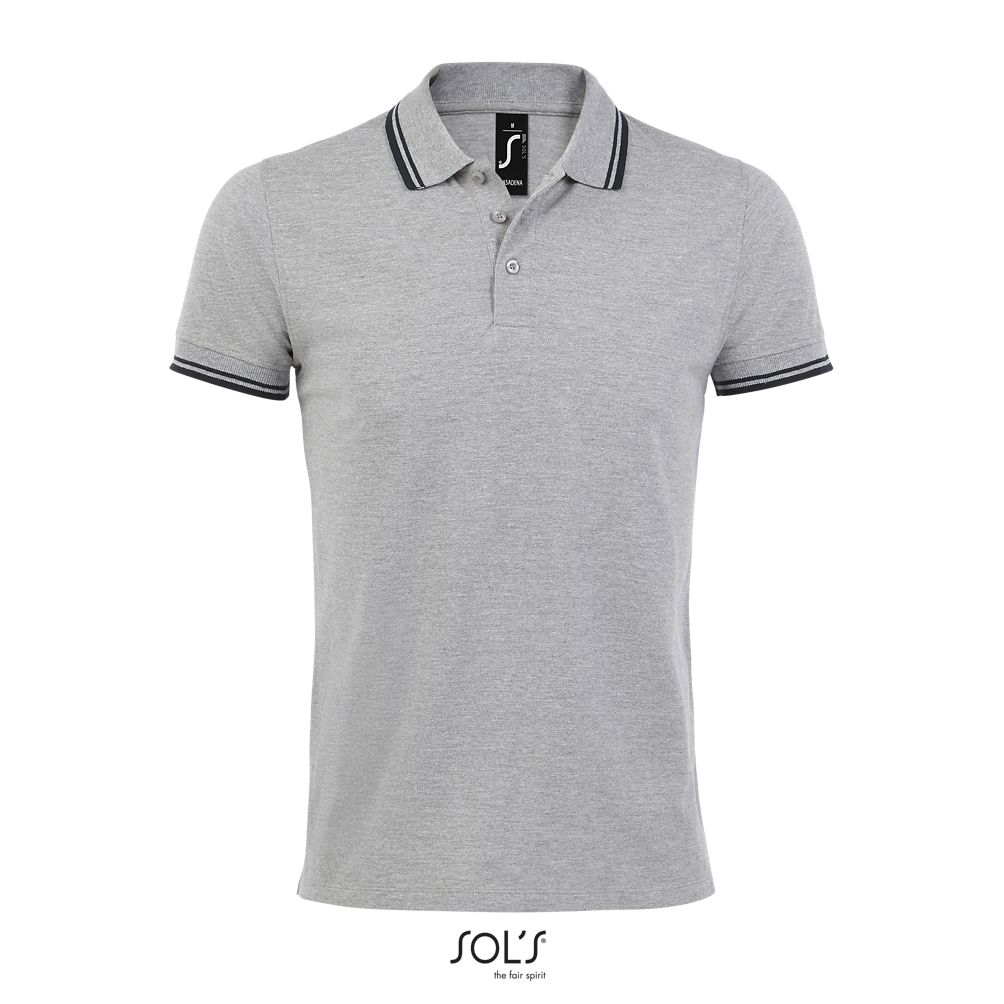Polo Para Hombre SOL'S PASADENA MEN Gris Marino