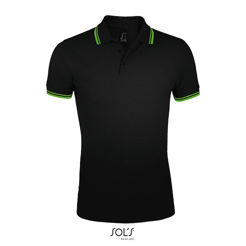 Polo Para Hombre SOL'S PASADENA MEN Negro Lima
