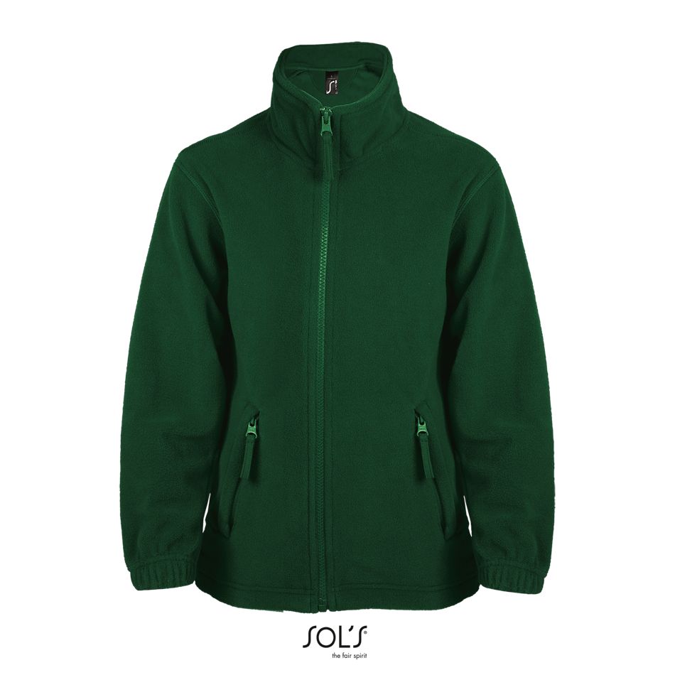 Chaqueta Polar Con Cremallera Para Niño SOL'S NORTH KIDS VERDE PINO