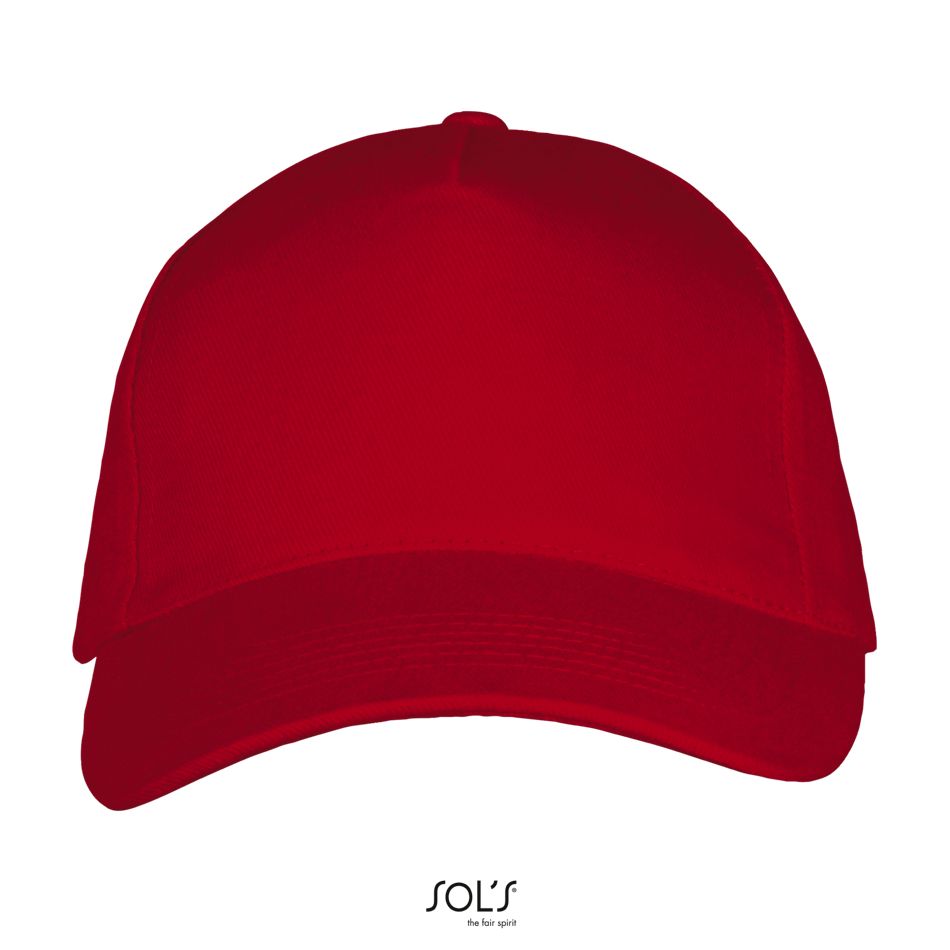 Gorra 5 Paneles SOL'S LONG BEACH ROJO