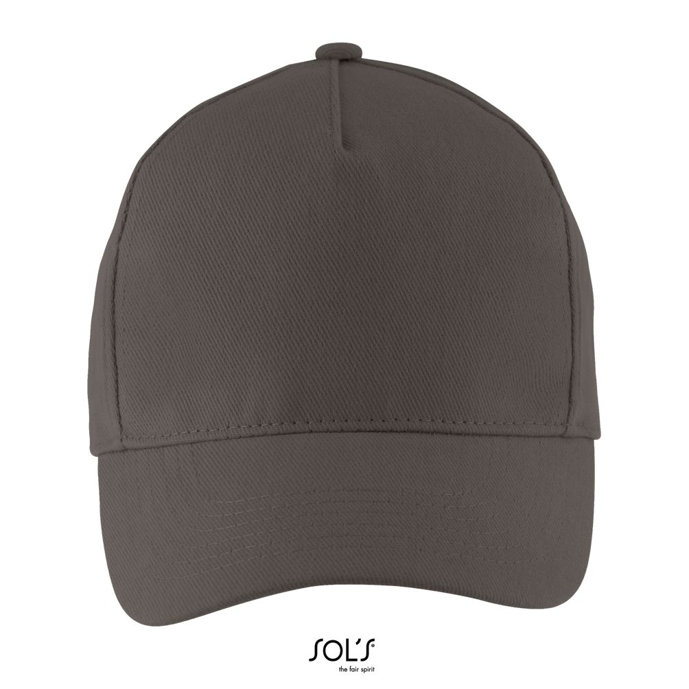 Gorra 5 Paneles SOL'S LONG BEACH Gris Carbon
