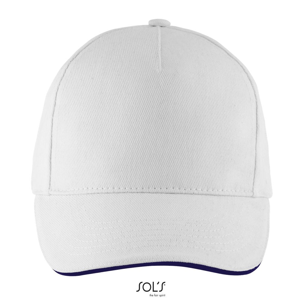 Gorra 5 Paneles SOL'S LONG BEACH BLANCO / FRENCH MARINO