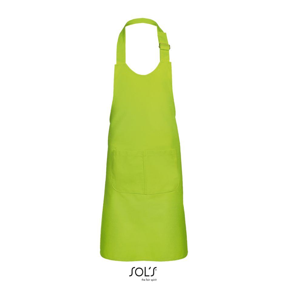 Delantal Niño Con Bolsillo SOL'S GALA KIDS VERDE MANZANA