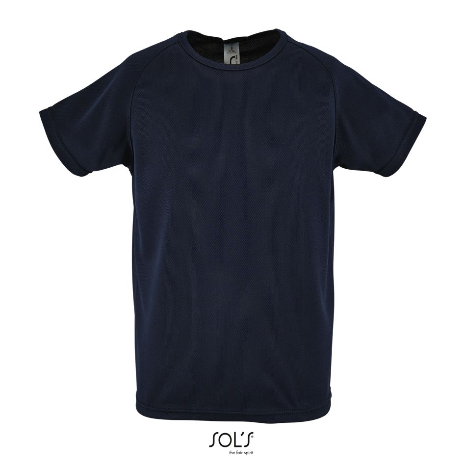 Camiseta Niños Mangas Raglán SOL'S SPORTY KIDS FRENCH MARINO