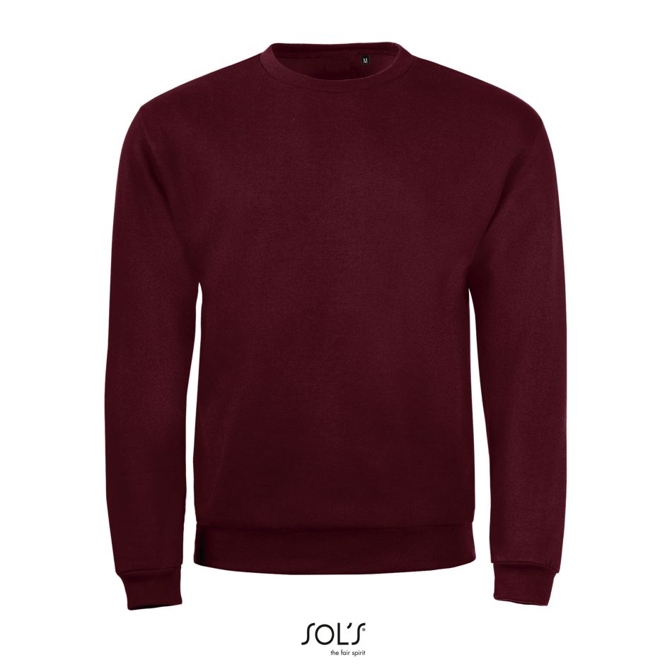 Sudadera De Hombre De Cuello Redondo SOL'S SPIDER Borgoña