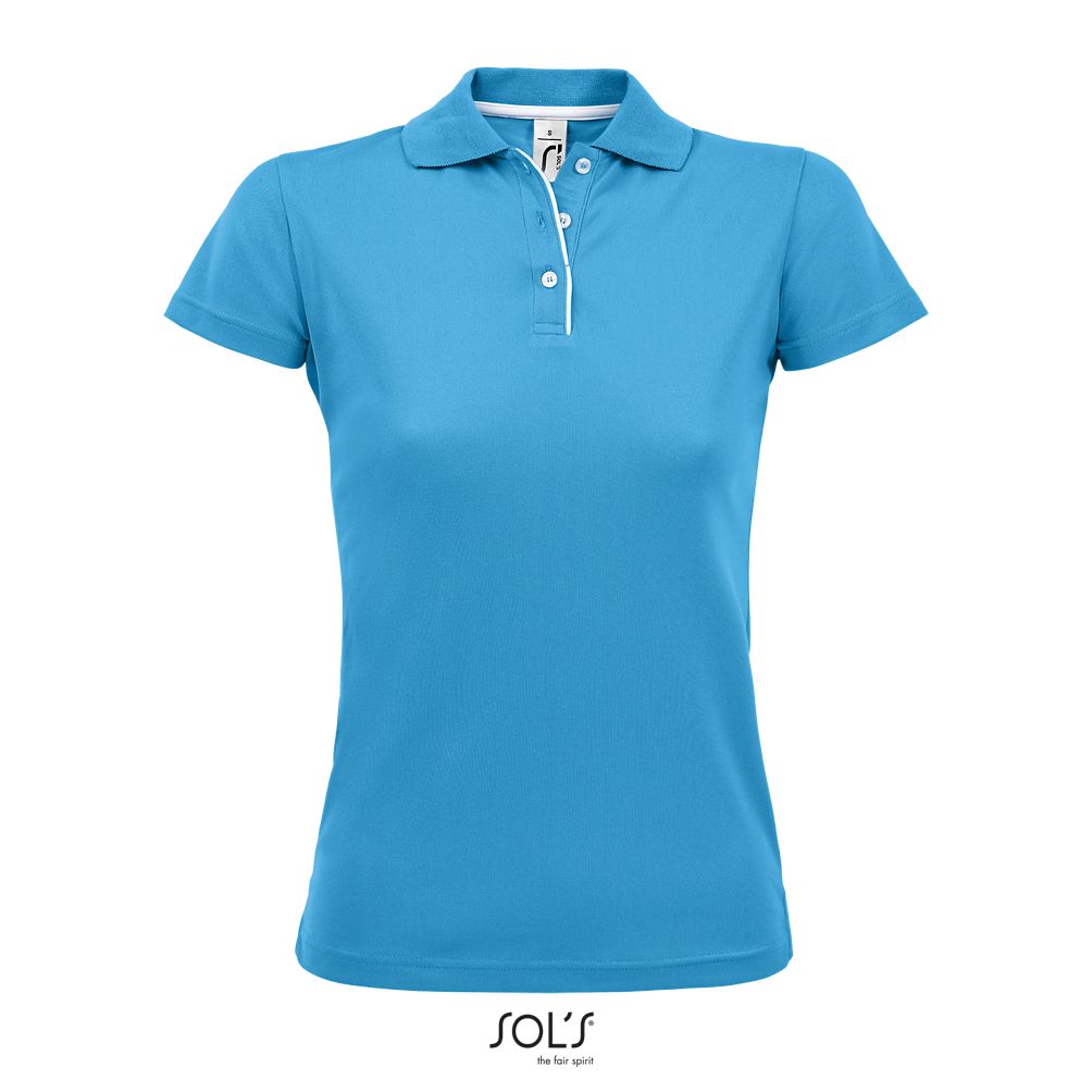 Polo De Deporte Para Mujer SOL'S PERFORMER WOMEN AQUA