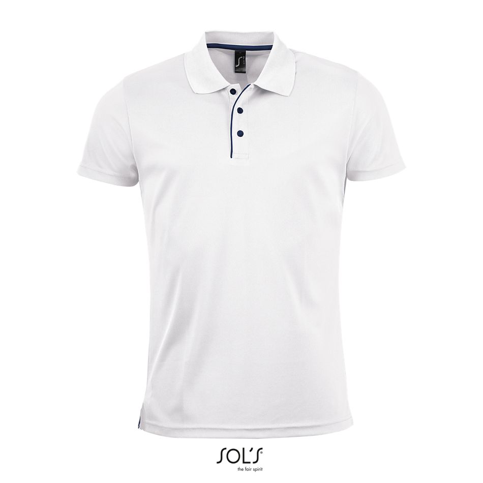 Polo De Deporte Para Hombre SOL'S PERFORMER MEN BLANCO