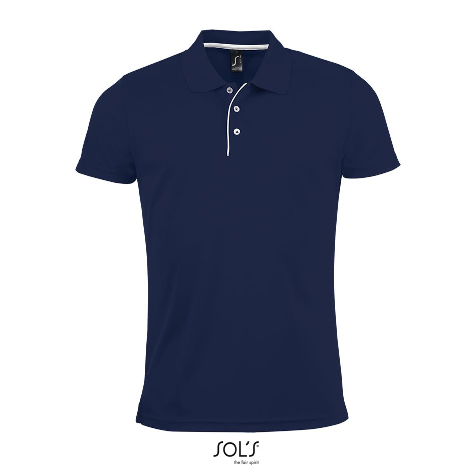 Polo De Deporte Para Hombre SOL'S PERFORMER MEN FRENCH MARINO