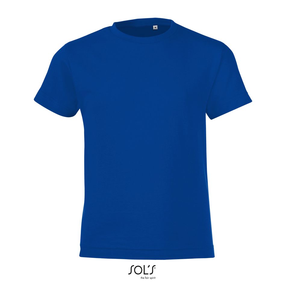 Camiseta Niños Cuello Redondo SOL'S REGENT FIT KIDS AZUL ROYAL